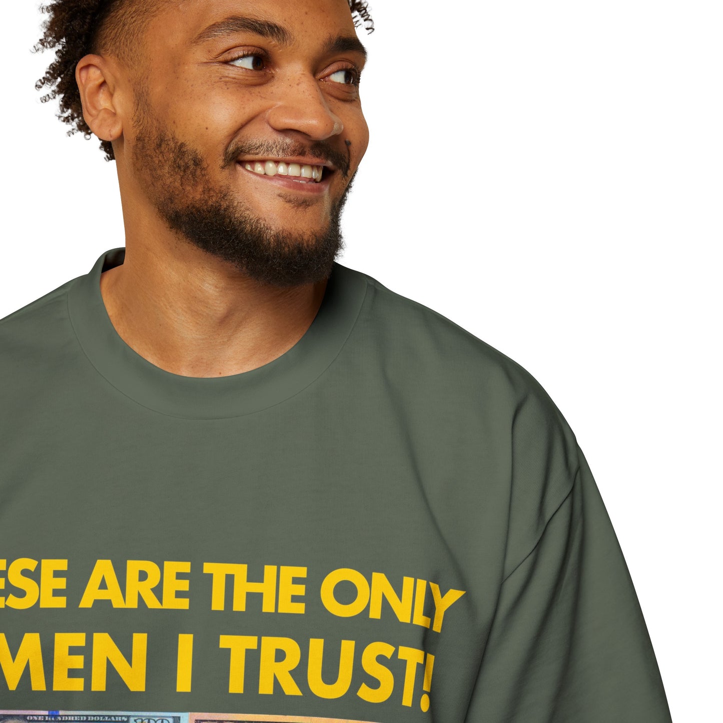 THE ONLY 6 MEN I TRUST Oversize Tee