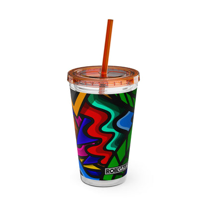 COLOR STYLUS SUNSPLASH Tumbler with Straw