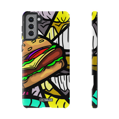 BITE MY BURGER Phone Cases