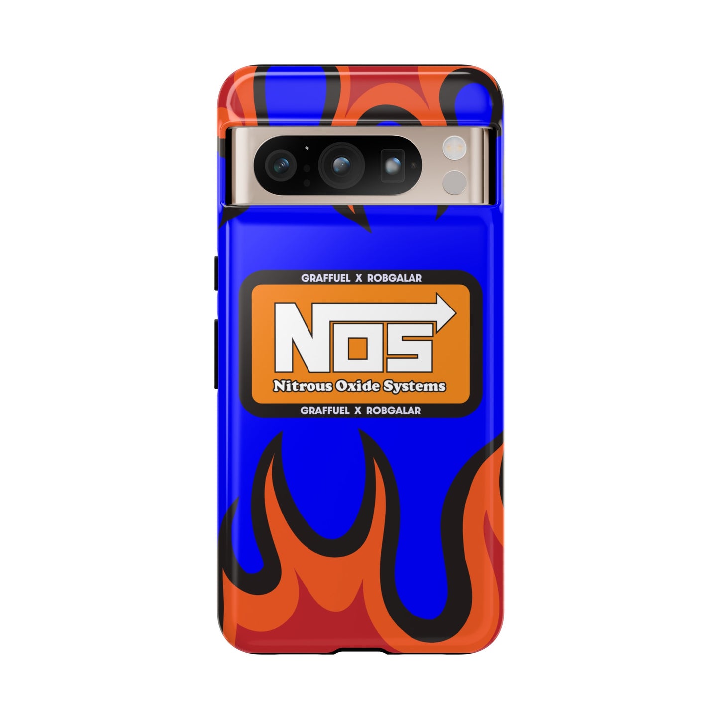 NOS FLAMES GRAFFUEL Phone Cases