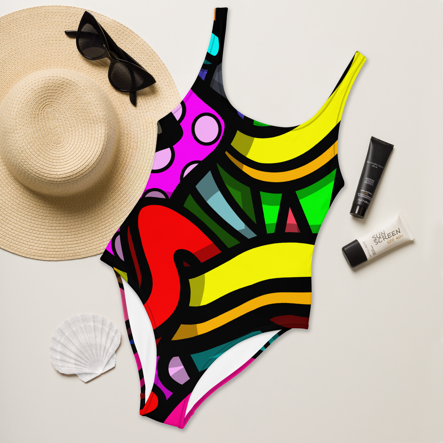 CURLY One-Piece Swimsuit