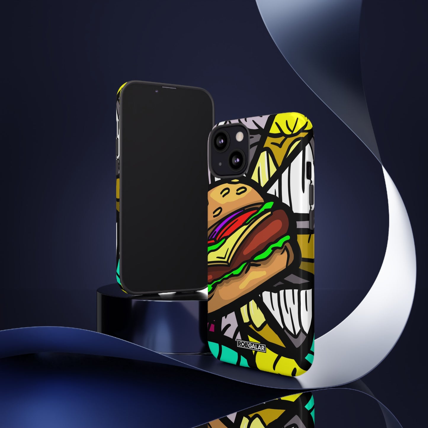 BITE MY BURGER Phone Cases