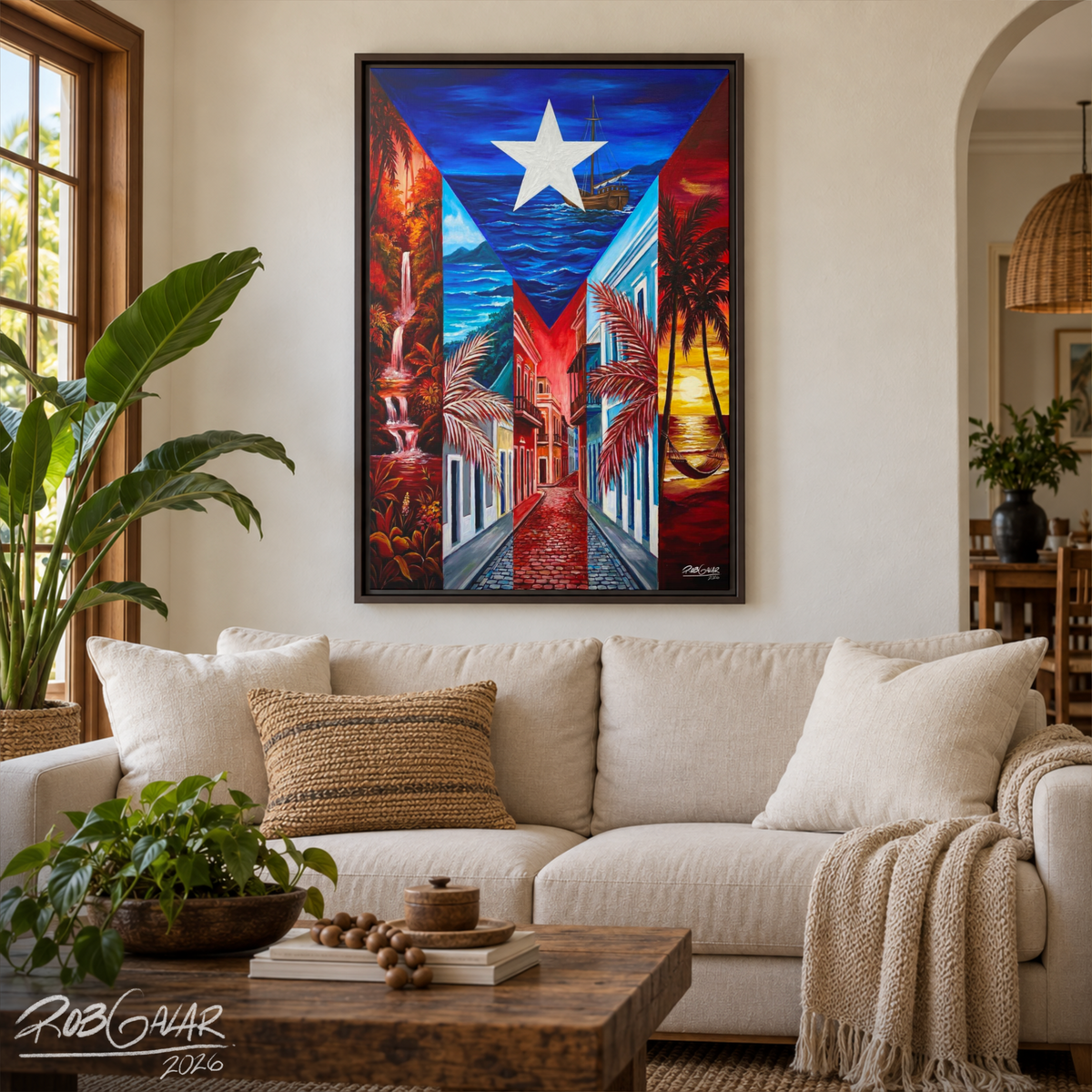 MY WAY TO HOME - LIMITED EDITION - Framed Canvas Art