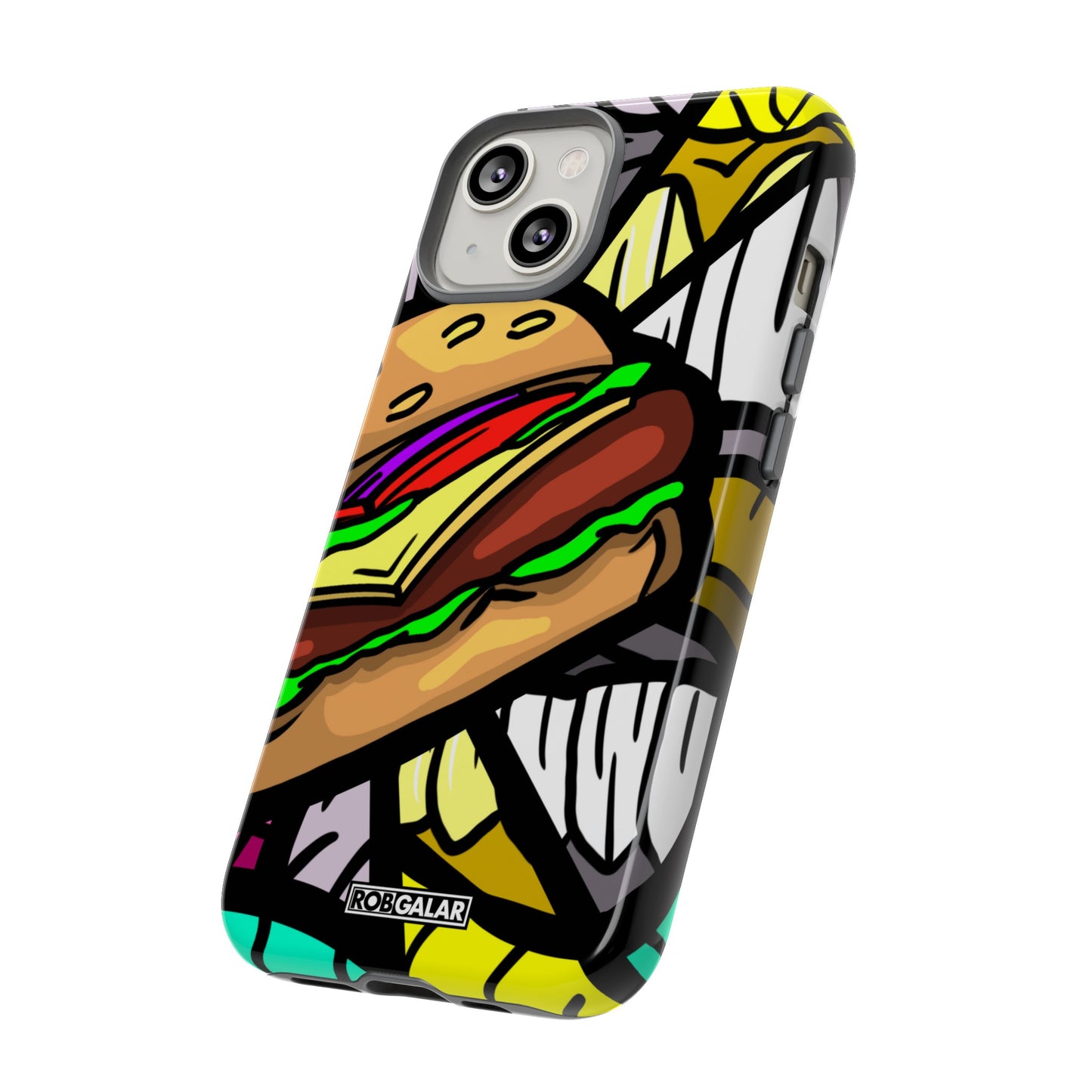 BITE MY BURGER Phone Cases