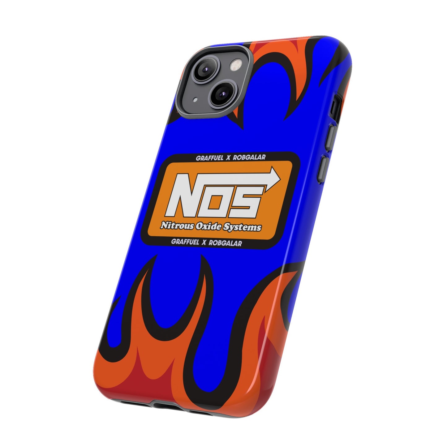 NOS FLAMES GRAFFUEL Phone Cases