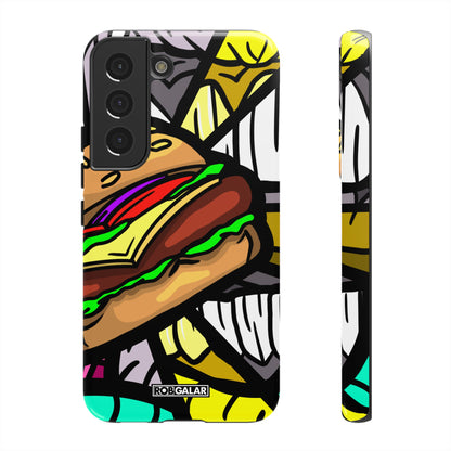 BITE MY BURGER Phone Cases