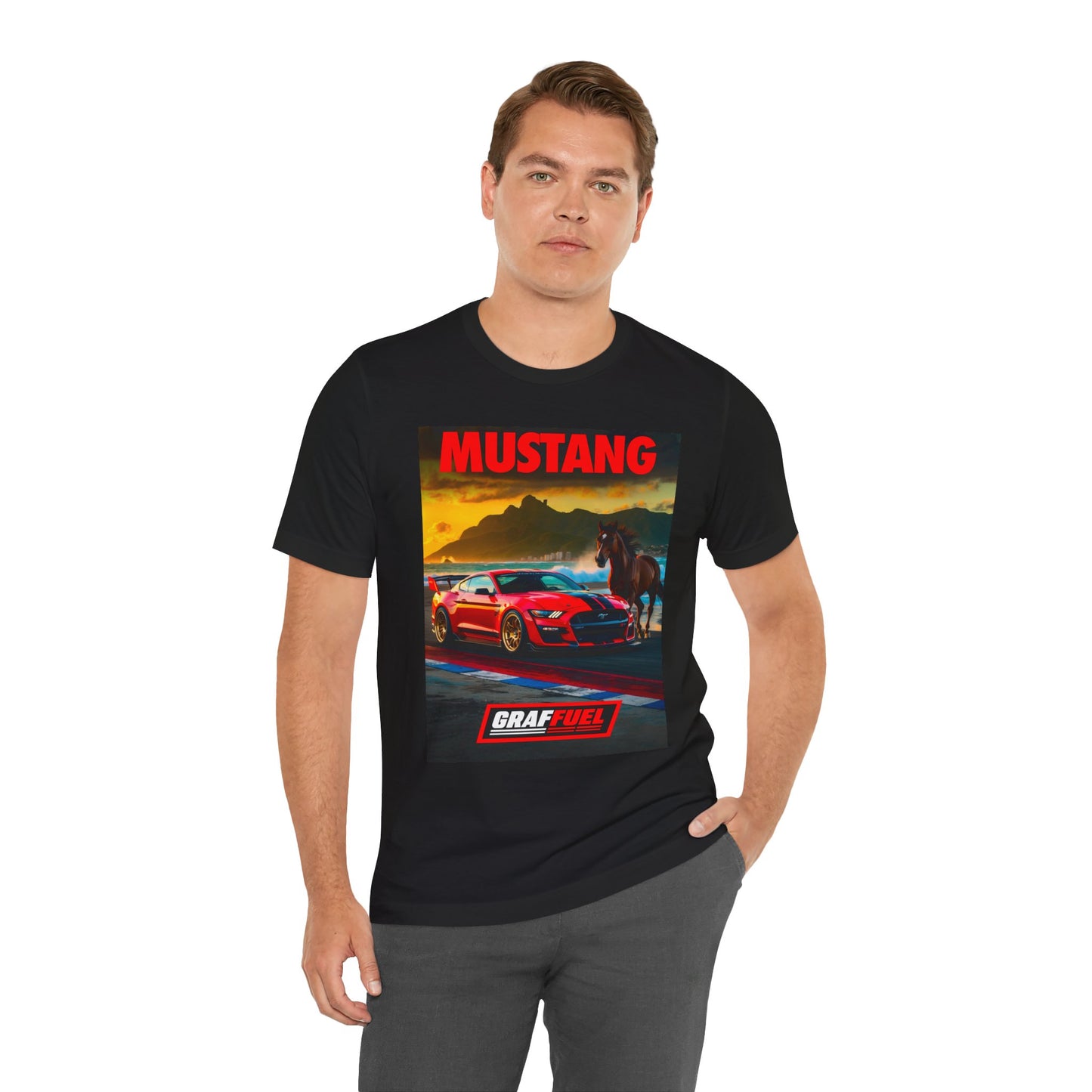 MUSTANG RED HORSE Shirt