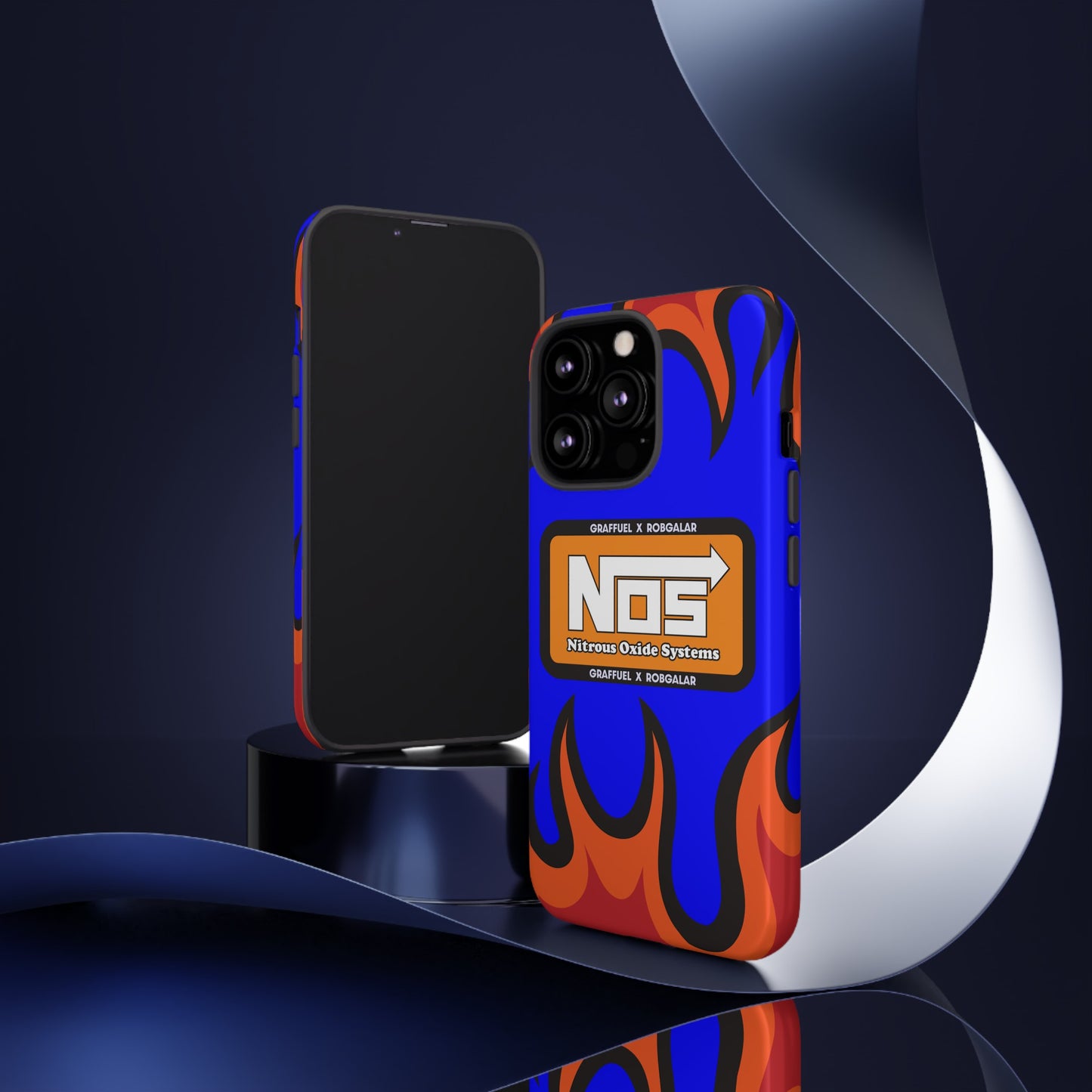 NOS FLAMES GRAFFUEL Phone Cases