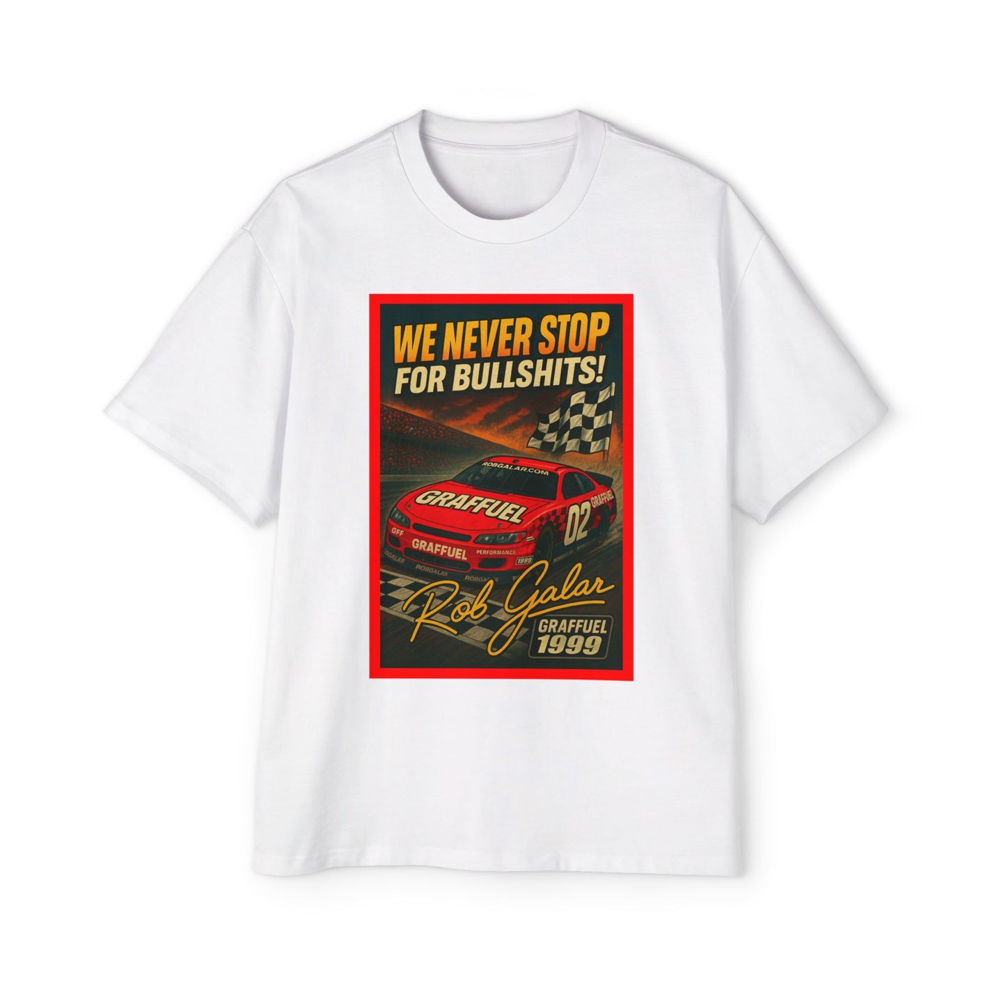 NEVER STOP! Oversized Tee