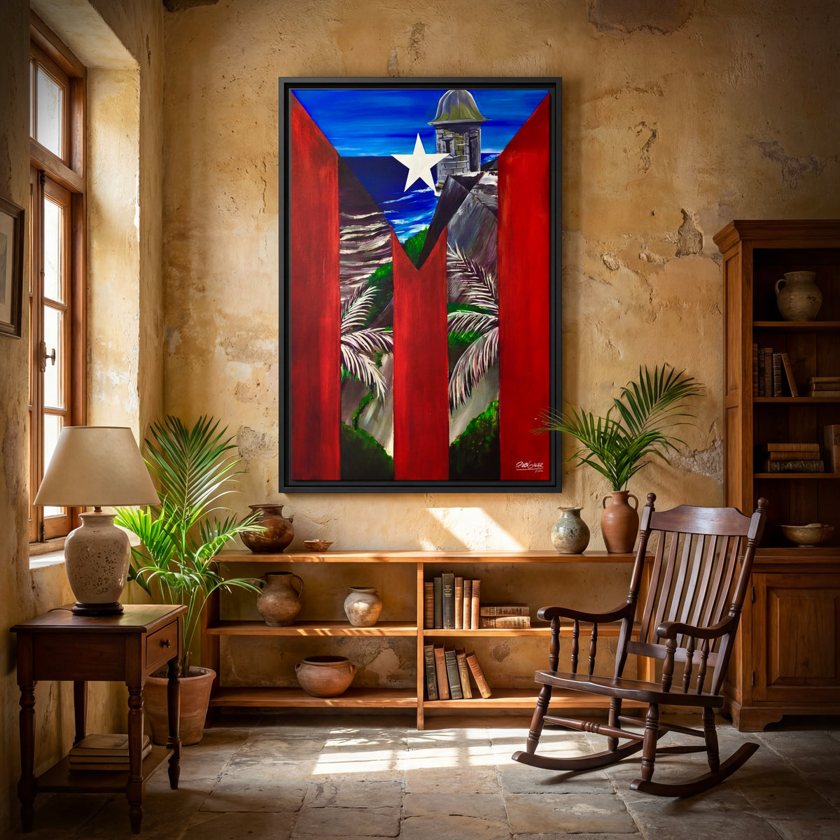LA GARITA - Framed Canvas Art