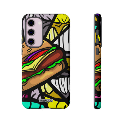 BITE MY BURGER Phone Cases