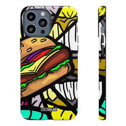 BITE MY BURGER Phone Cases