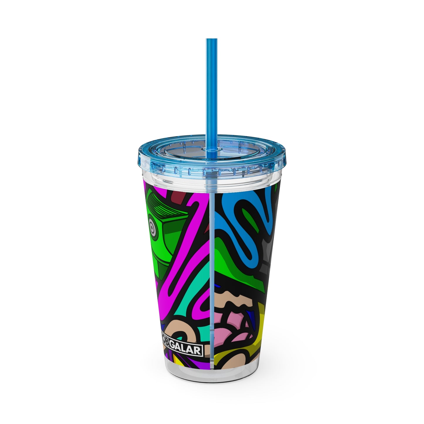 SPACE MATERIALS SUNSPLASH 1 Tumbler with Straw