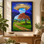 MI PEQUEÑO PEDAZO - Framed Canvas Art
