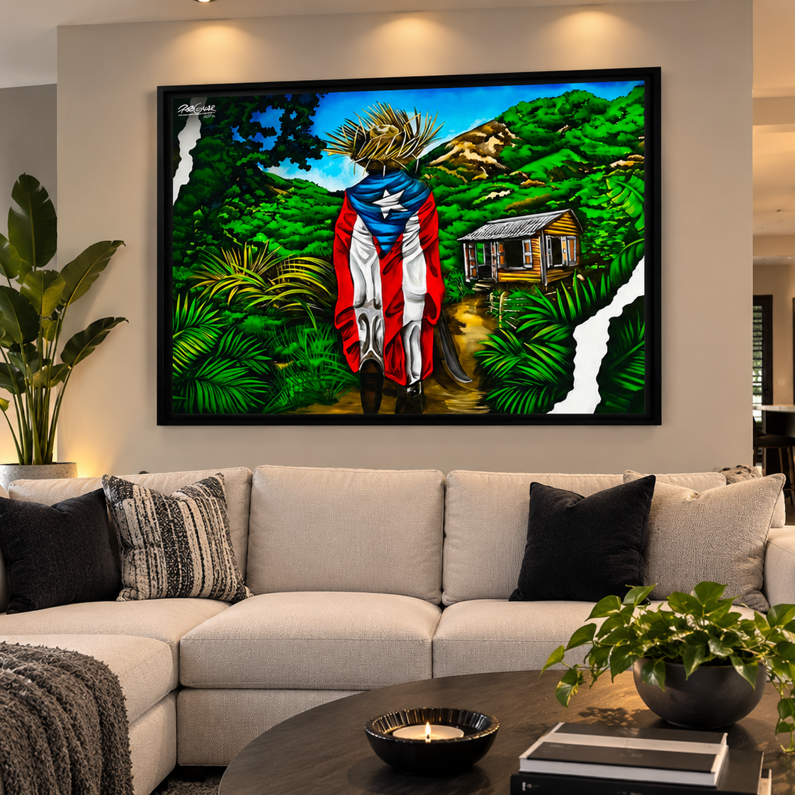 JIBARITO - Framed Canvas Art