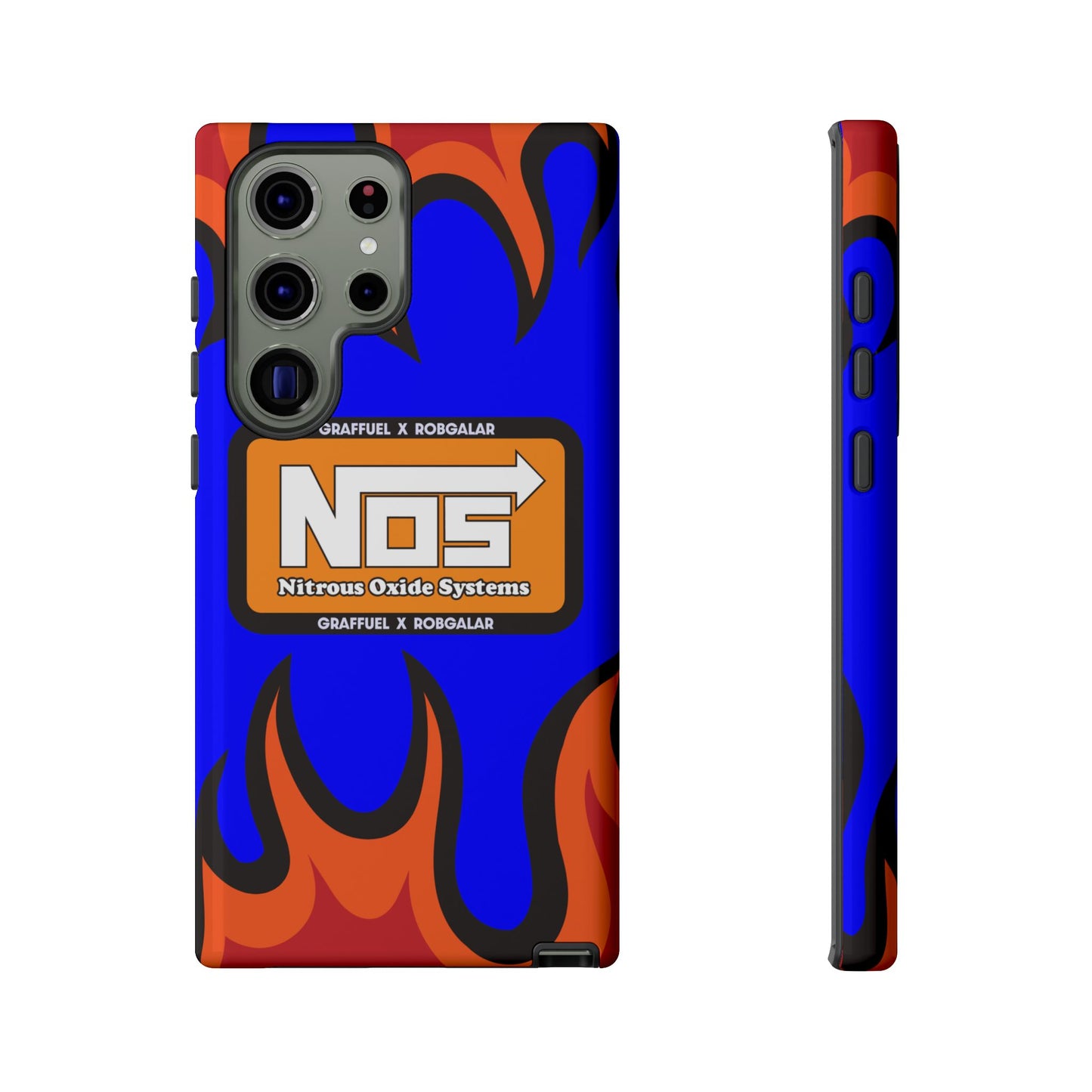 NOS FLAMES GRAFFUEL Phone Cases