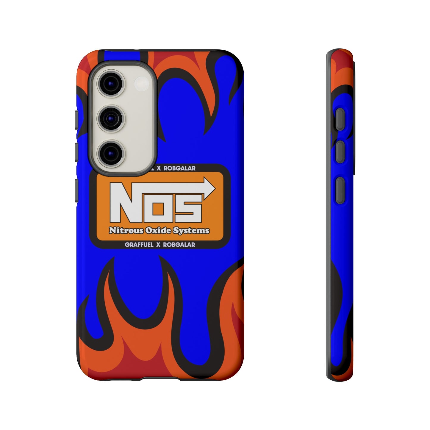 NOS FLAMES GRAFFUEL Phone Cases