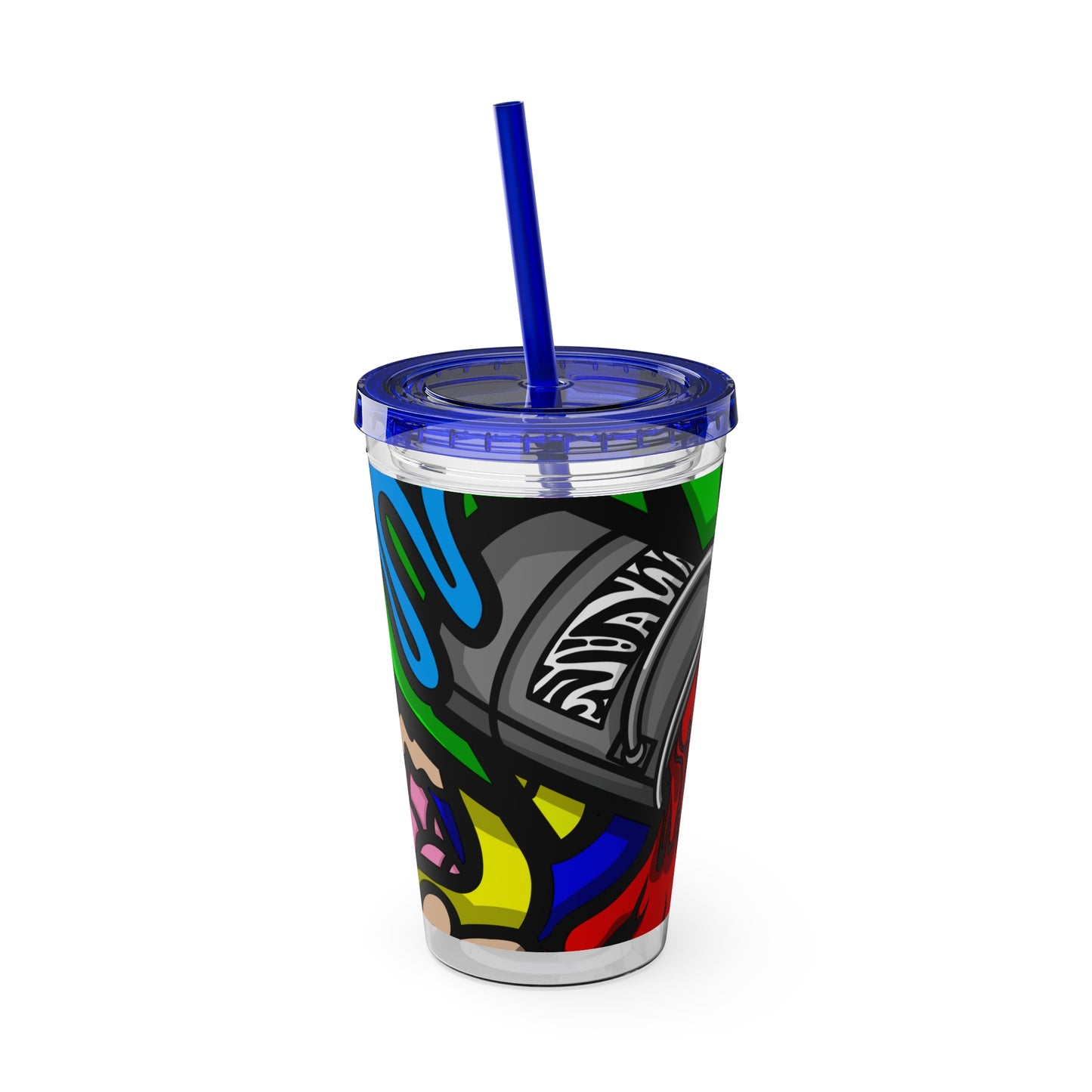 SPACE MATERIALS SUNSPLASH 1 Vaso con Pajita 16oz