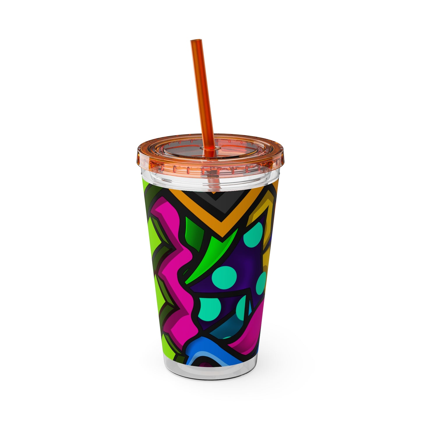 COLOR STYLUS SUNSPLASH Tumbler with Straw