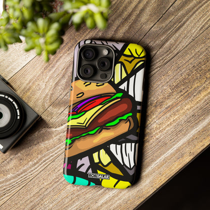 BITE MY BURGER Phone Cases