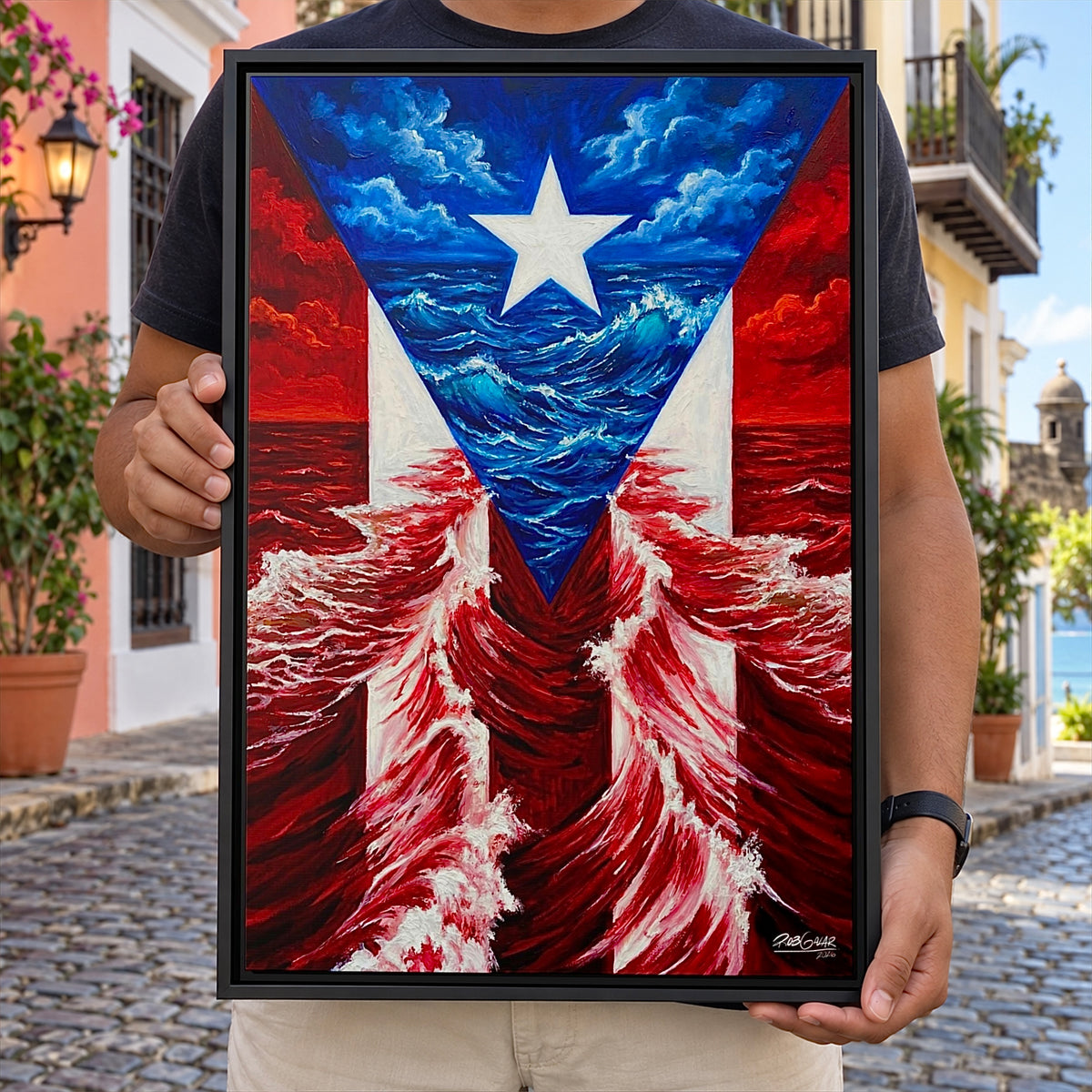 ESTÁ PICAO - LIMITED EDITION 1.O - Framed Canvas Art Print