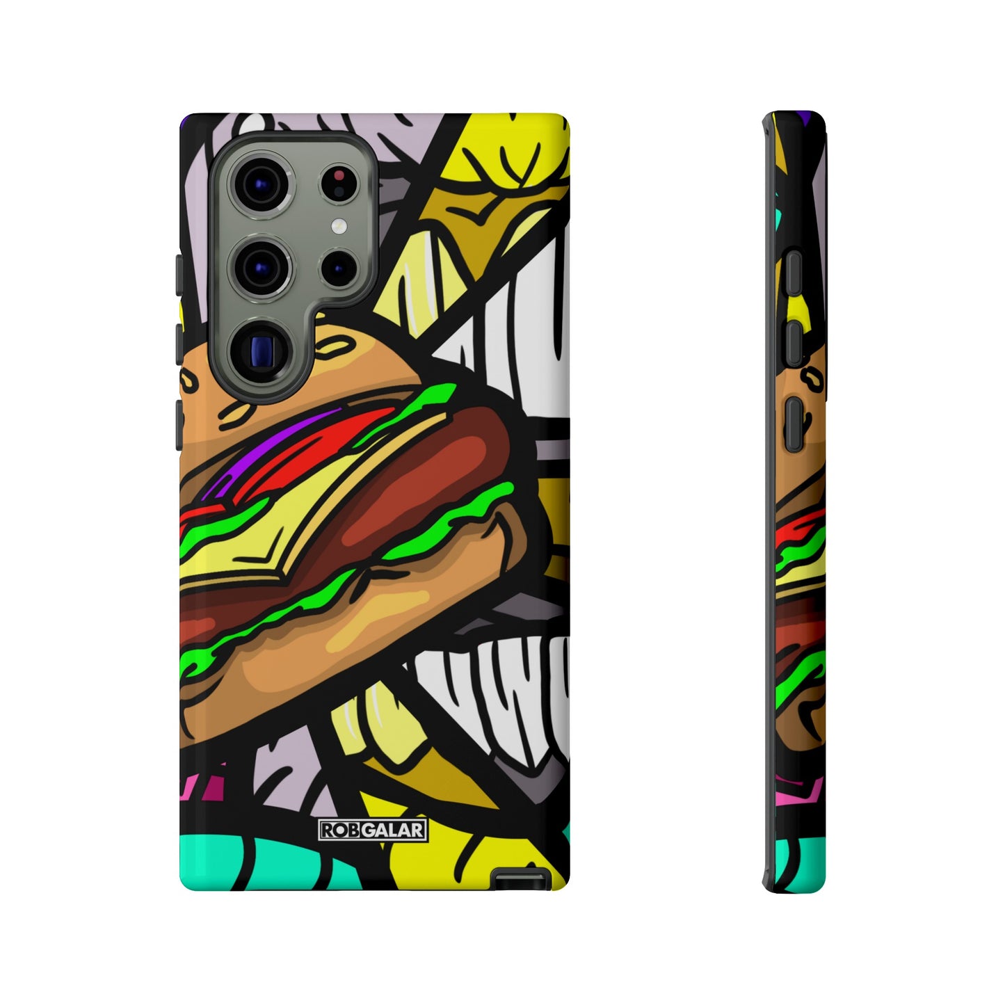 BITE MY BURGER Phone Cases