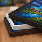 LUNA LLENA - Framed Canvas Art