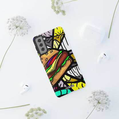 BITE MY BURGER Phone Cases