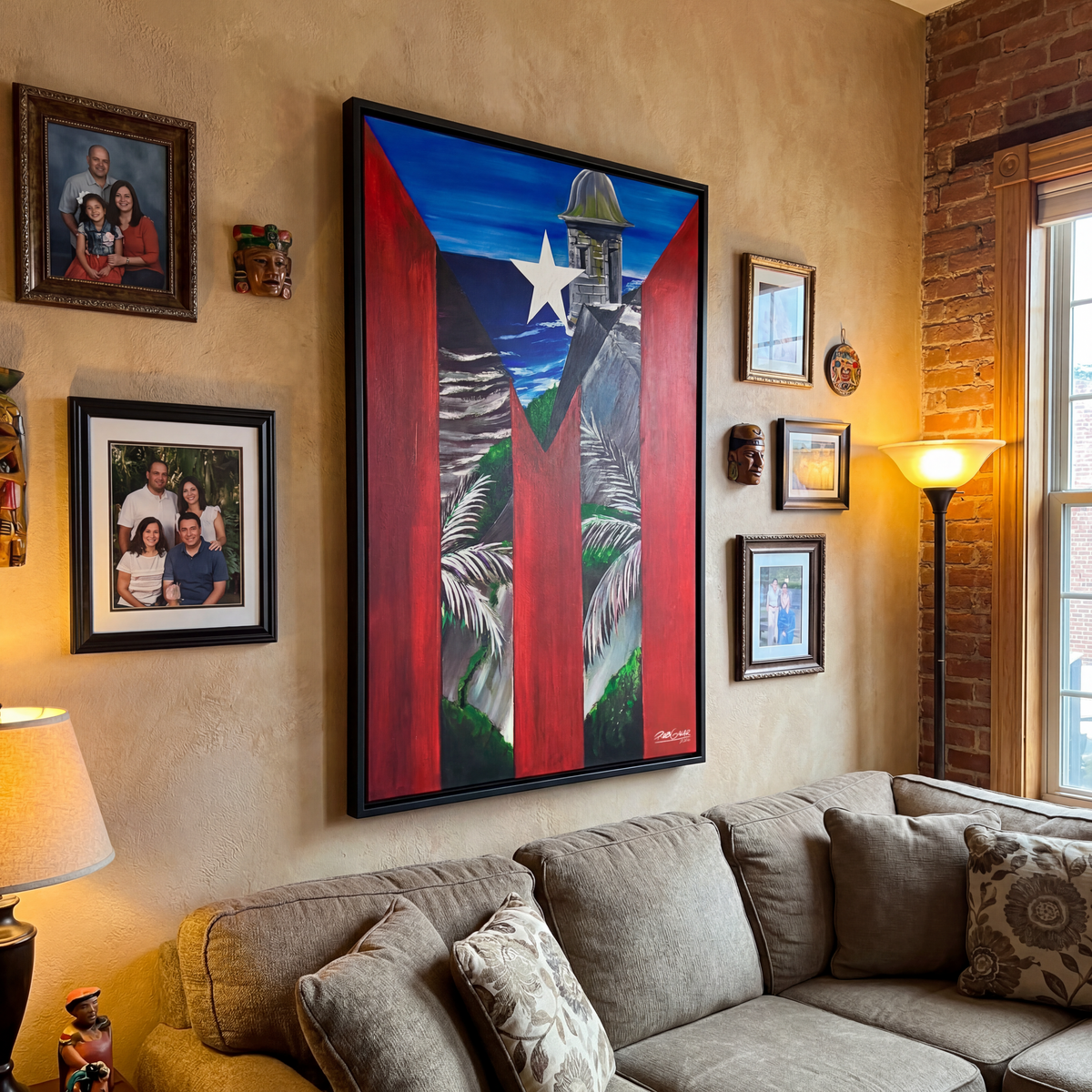 GARITA - Framed Canvas Art