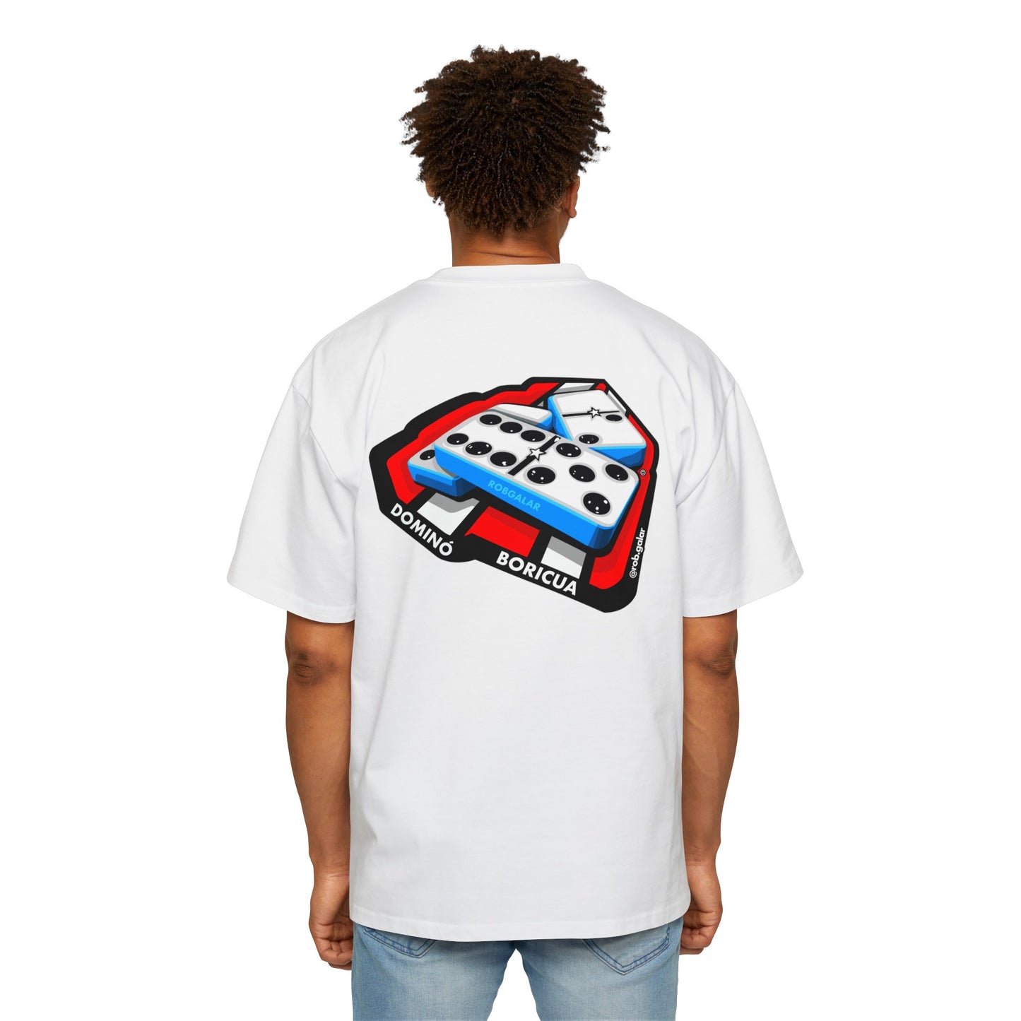 DOMINÓ BORICUA Oversize Tee