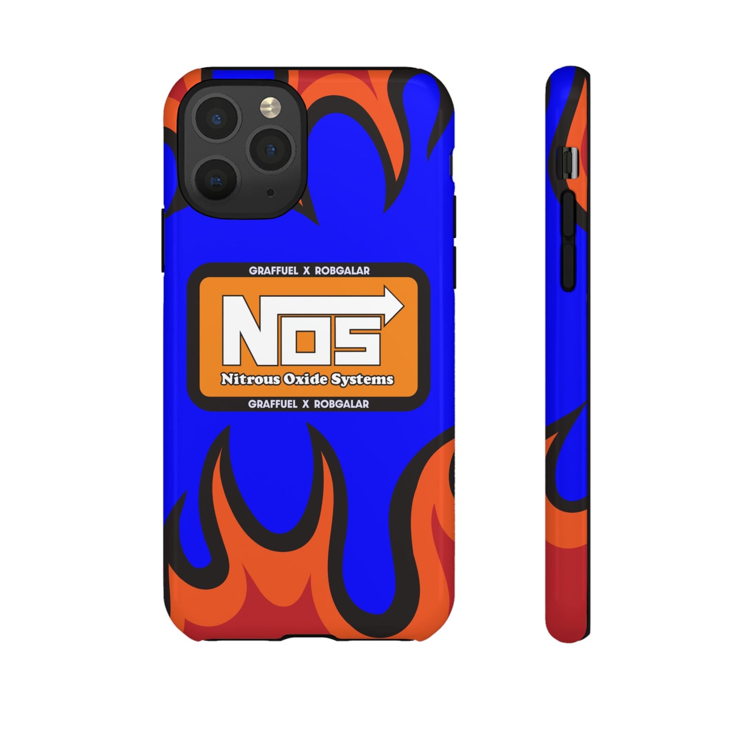 NOS FLAMES GRAFFUEL Phone Cases