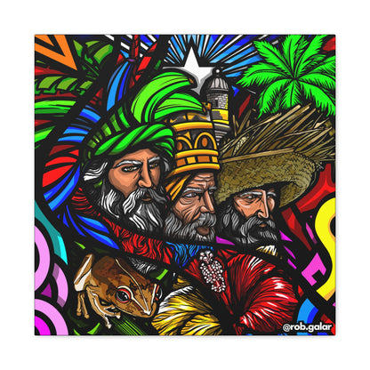 TRES SANTOS REYES Canvas Print