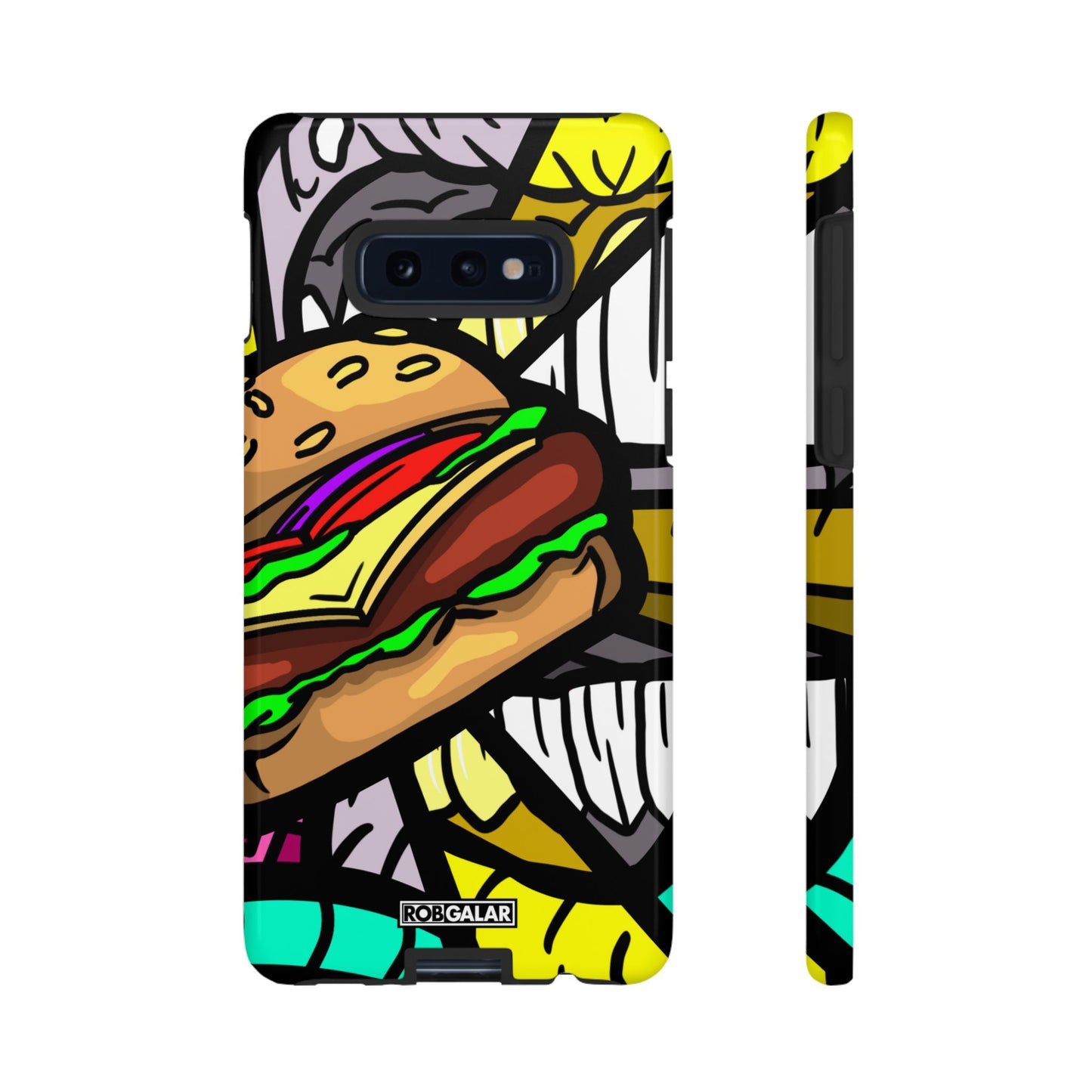 BITE MY BURGER Phone Cases