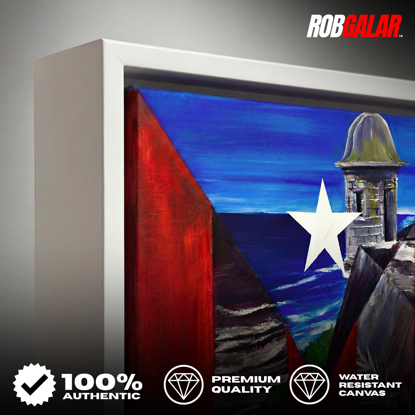 OBRA DE ARTE | Edición Limitada: "LA GARITA DEL MORRO" - Enmarcada con Canvas PREMIUM. ¡LISTA PARA TI!