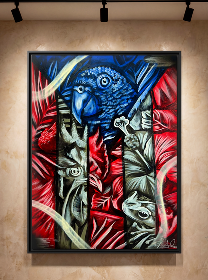 OBRA DE ARTE | Edición Limitada: "MI NIDO X100PRE" - Enmarcada con Canvas PREMIUM. ¡LISTA PARA TI!
