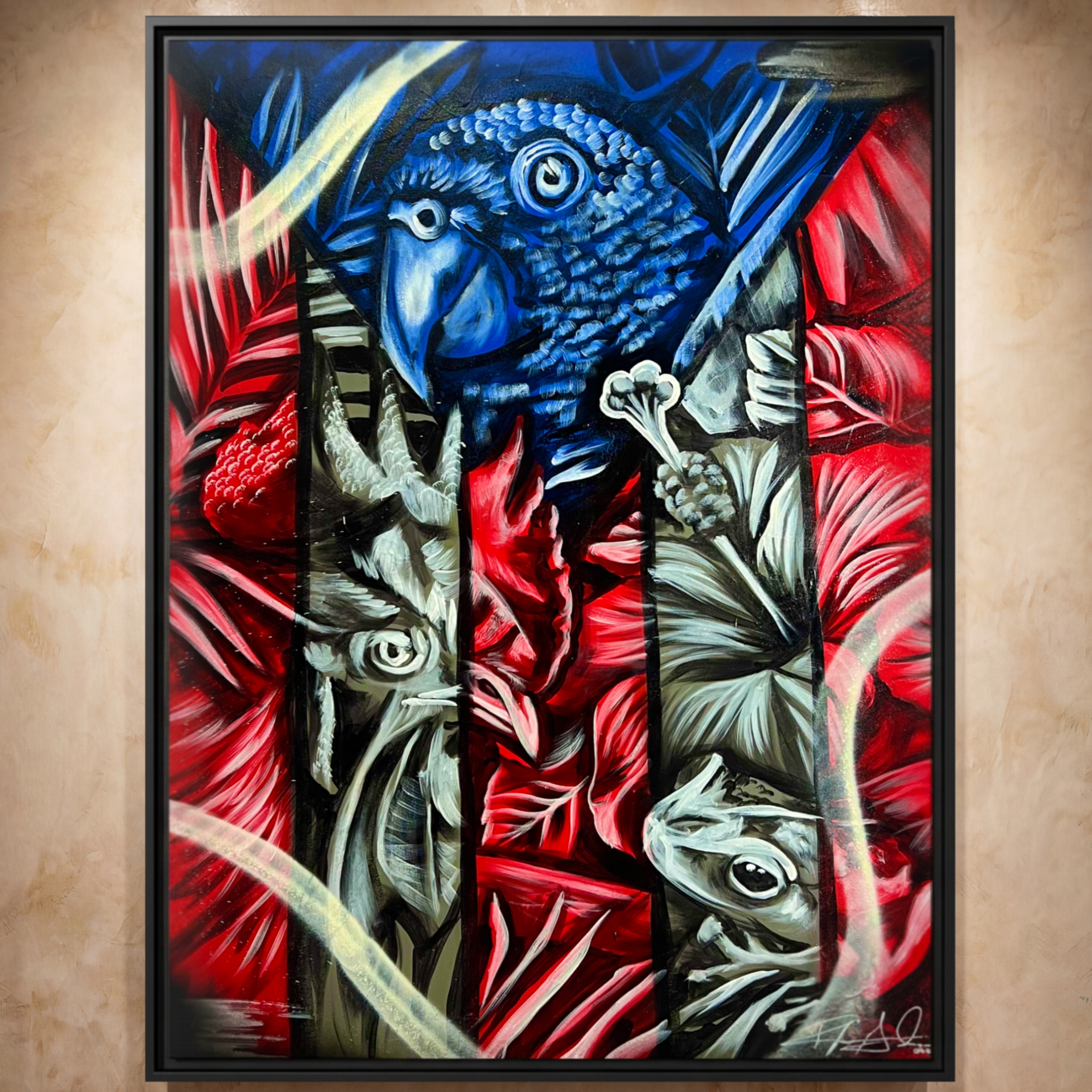 MI NIDO - Framed Canvas Art