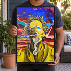 QUIJOTE - Framed Canvas Art