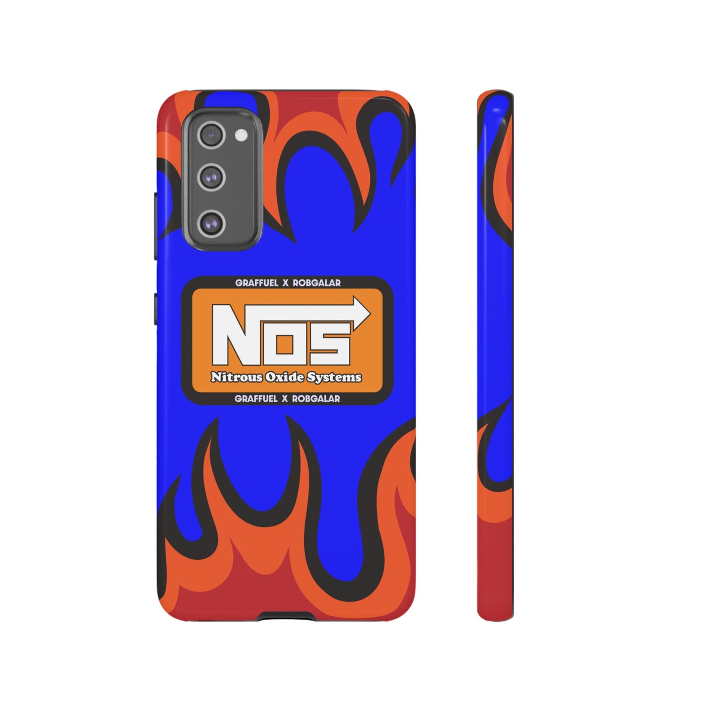 NOS FLAMES GRAFFUEL Phone Cases