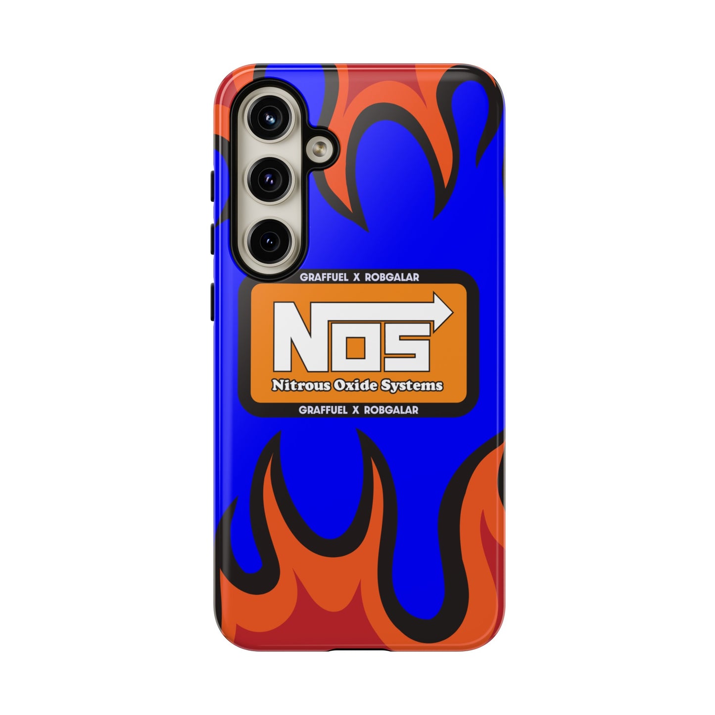 NOS FLAMES GRAFFUEL Phone Cases