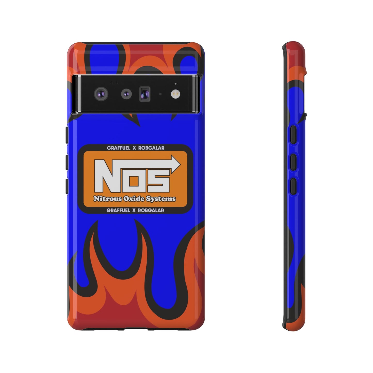 NOS FLAMES GRAFFUEL Phone Cases