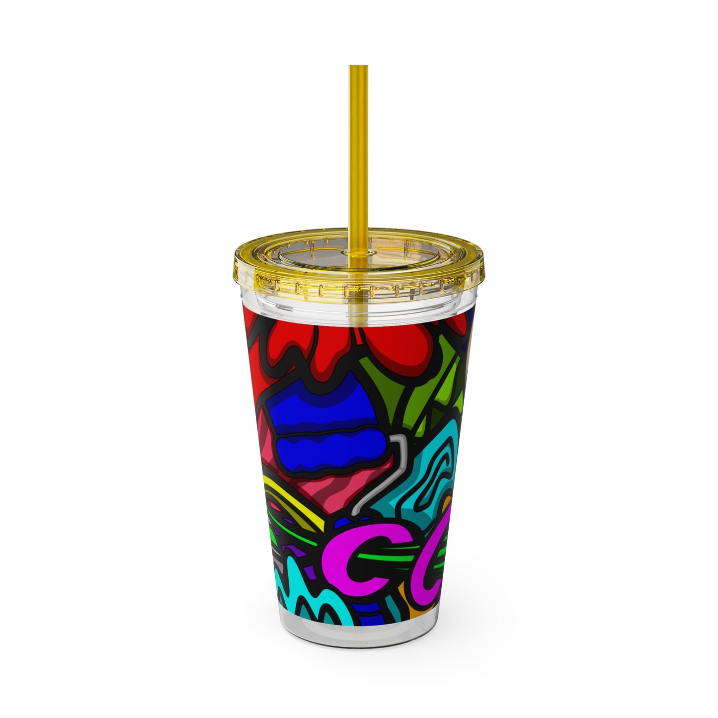 SPACE MATERIALS SUNSPLASH 2 Tumbler with Straw