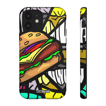 BITE MY BURGER Phone Cases