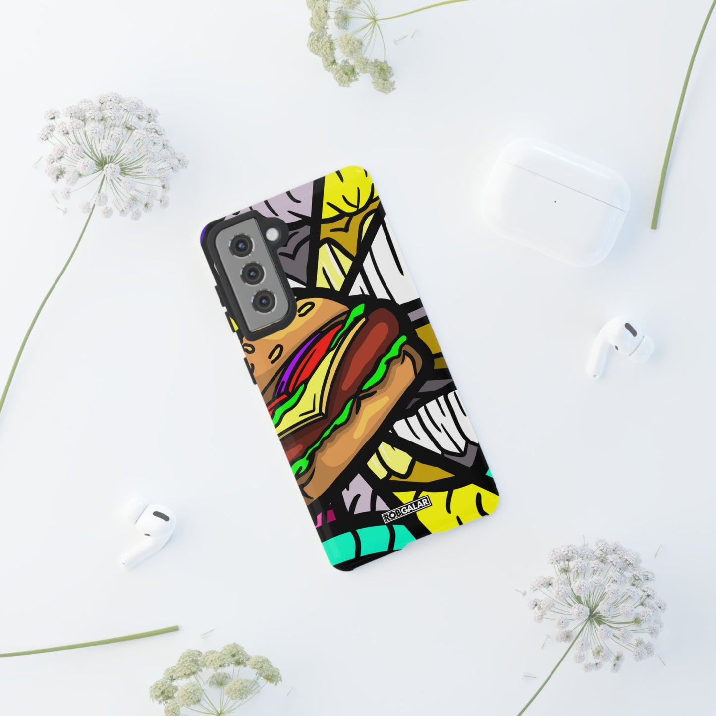 BITE MY BURGER Phone Cases