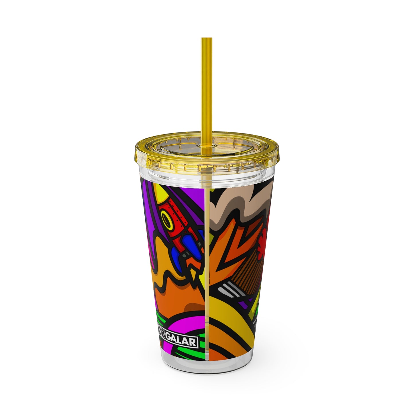 SPACE MATERIALS SUNSPLASH 2 Tumbler with Straw