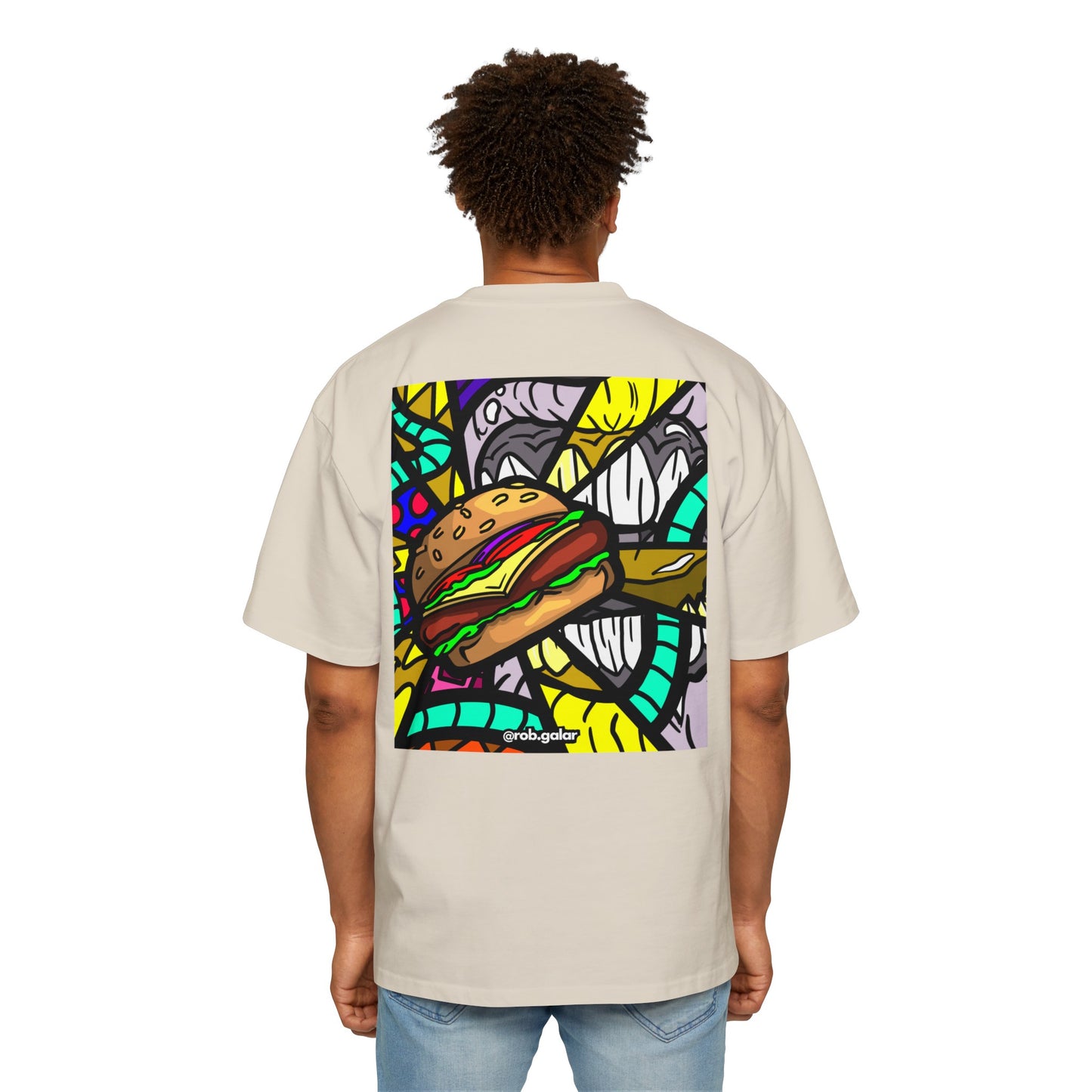 BITE MY BURGER Oversize Tee