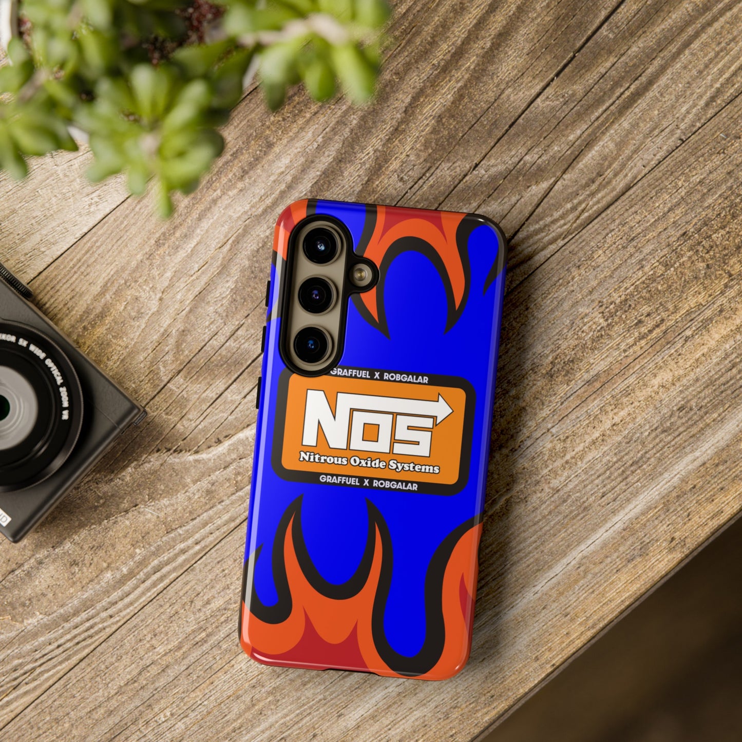 NOS FLAMES GRAFFUEL Phone Cases