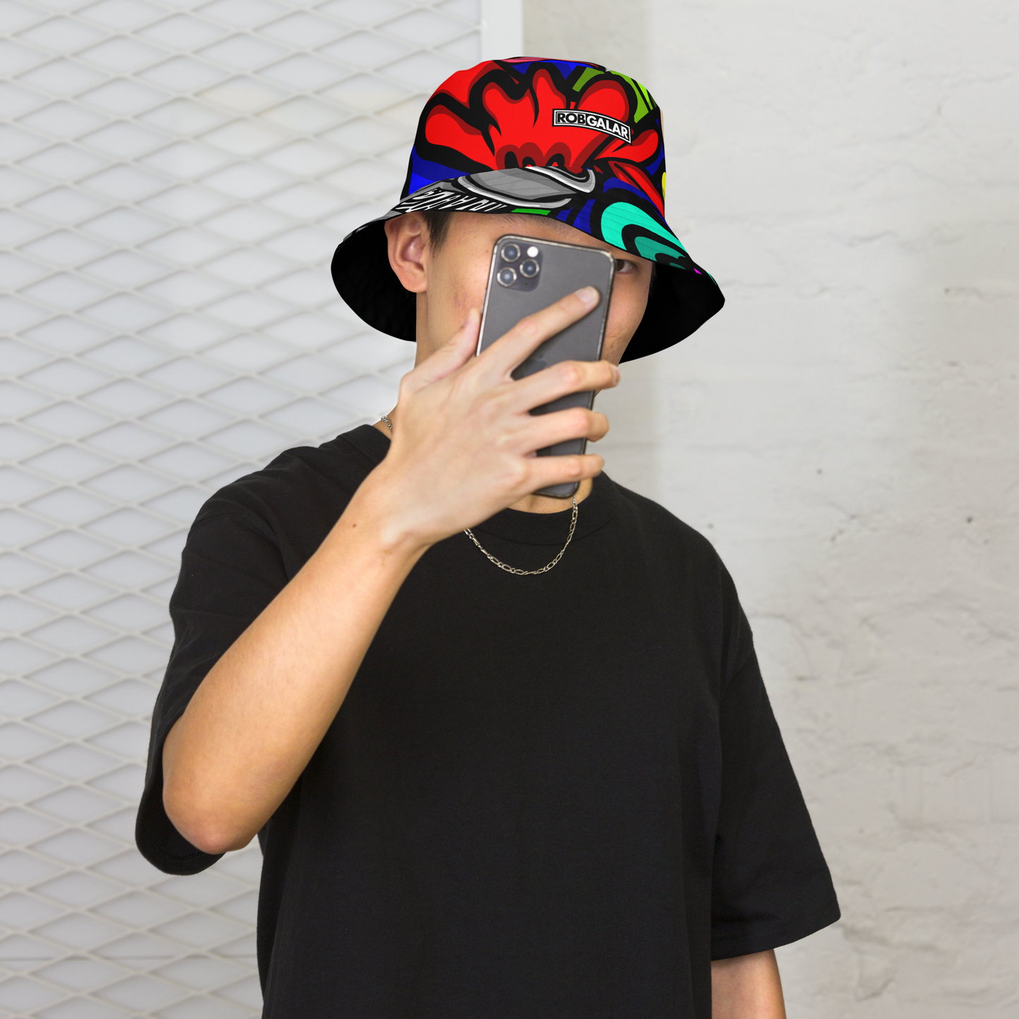 SPACE MATERIALS Reversible Bucket Hat