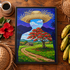 MI PEQUEÑO PEDAZO - Framed Canvas Art