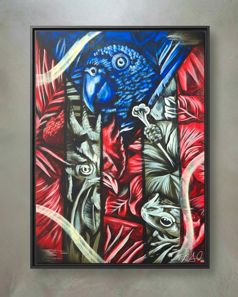 OBRA DE ARTE | Edición Limitada: "MI NIDO X100PRE" - Enmarcada con Canvas PREMIUM. ¡LISTA PARA TI!