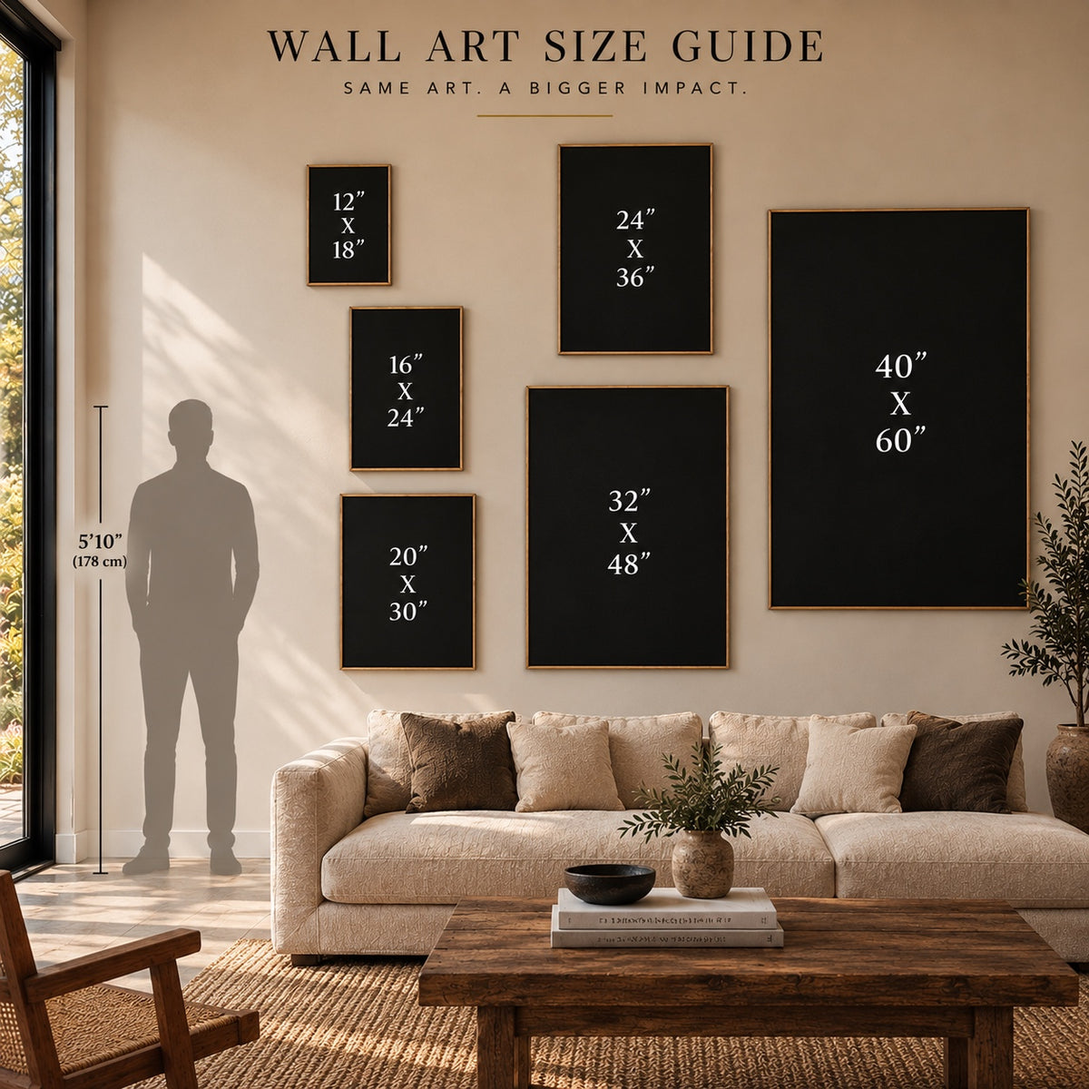 EN MEDIO DE LA TORMENTA  - LIMITED EDITION 0.8 - Framed Canvas Art